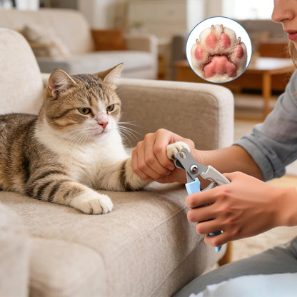 Dog and Cat Nail Clippers,Dog Nail Trimmer with Safety Guard,Prevent Excessive Nail Trimming,Free Nail File Included, Professional Grooming