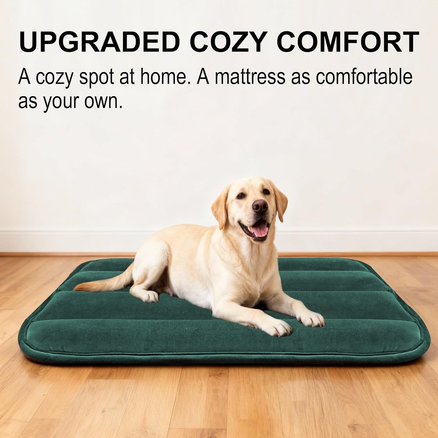 Dog Bed Mat – Soft & Comfortable Dog Kennel Pad for Crate – Durable Crate Bed & Mat for Dogs & Cats – Ideal for Crate, Kennel, and Home Use
