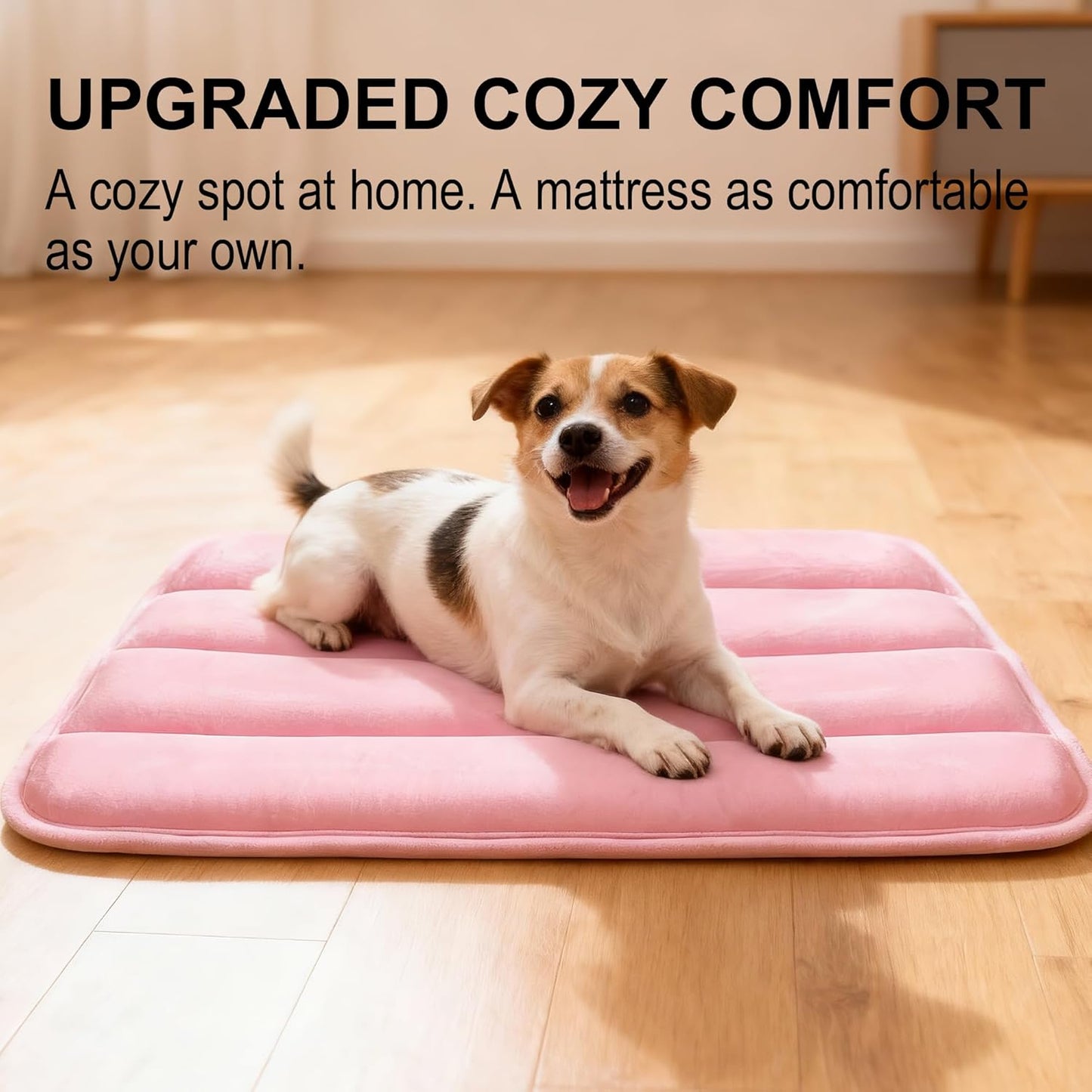 Dog Bed Mat – Soft & Comfortable Dog Kennel Pad for Crate – Durable Crate Bed & Mat for Dogs & Cats – Ideal for Crate, Kennel, and Home Use