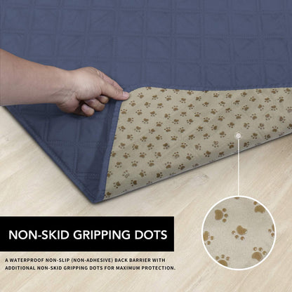 Easy-Going 100% Waterproof Dog Bed Cover, Non-Slip Pet Blanket for Furniture, Washable Couch Cover, Repleasement Sofa Cover (68x82 in,Gray)