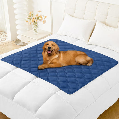 Smiry Waterproof Dog Bed Cover Blanket 30x70, Soft Reversible Pet Blanket, Washable Leakproof Cats Dogs Couch Cover for Sofa, Couch, Furniture, Grey/Dark Grey