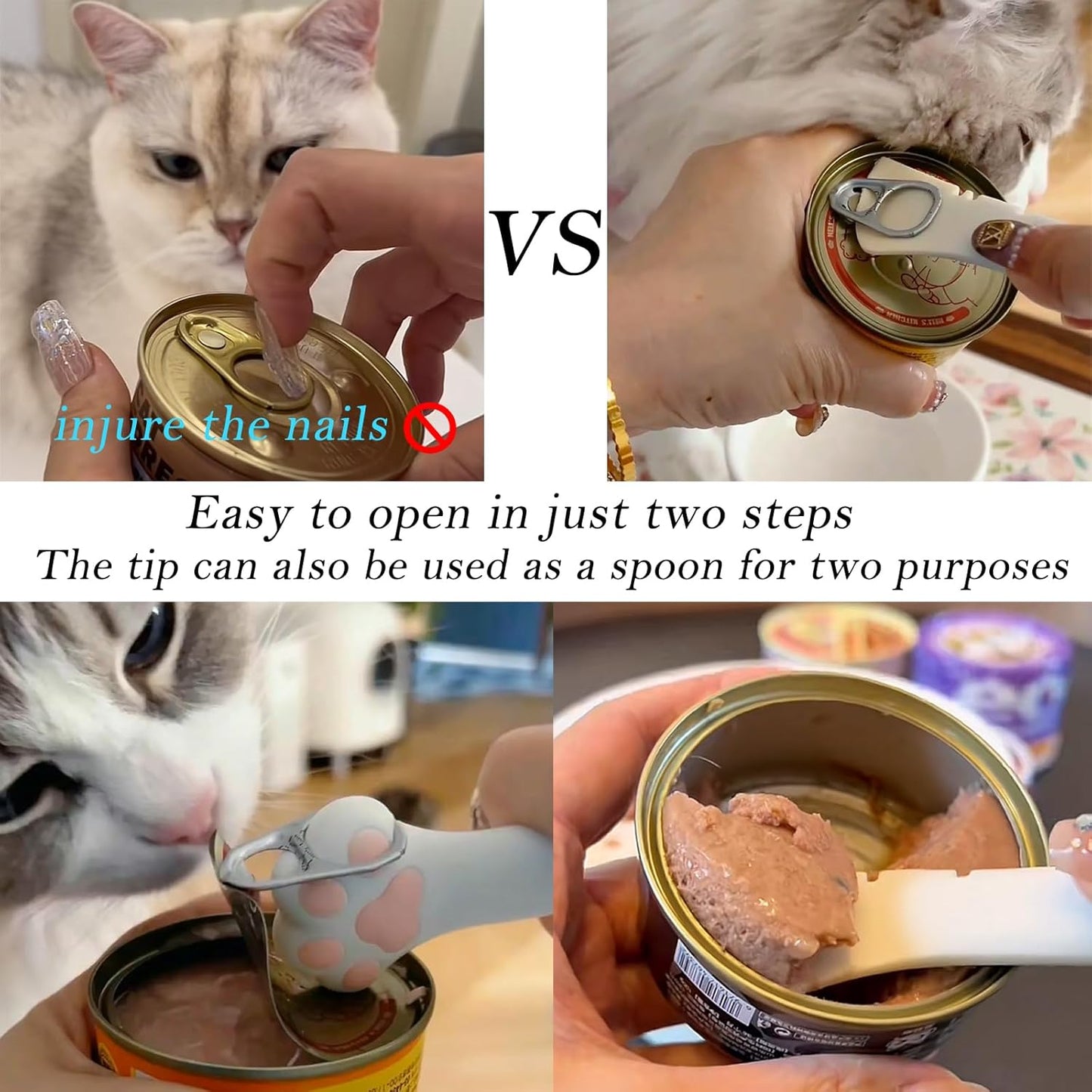Food Can Lids, 4 Pcs Silicone Pet Food Can Covers for Dog & Cat Food, One Tin Cap Fit Most Standard Size Dog Cat Food Canned（Multicolor）…