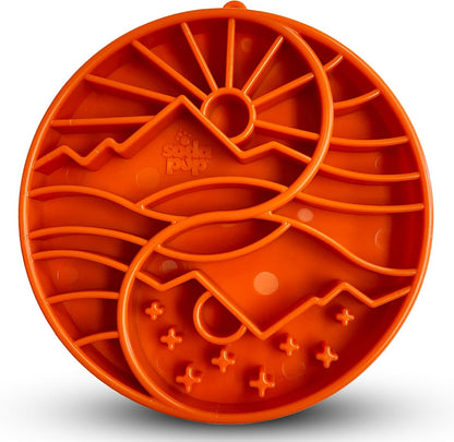 SodaPup Honeycomb Enrichment Bowl – Durable Slow Feeder Bowl Made in USA from Non-Toxic, Pet-Safe, Food Safe Material for Mental Stimulation, Slowing Down Eating, Healthy Digestion, & More
