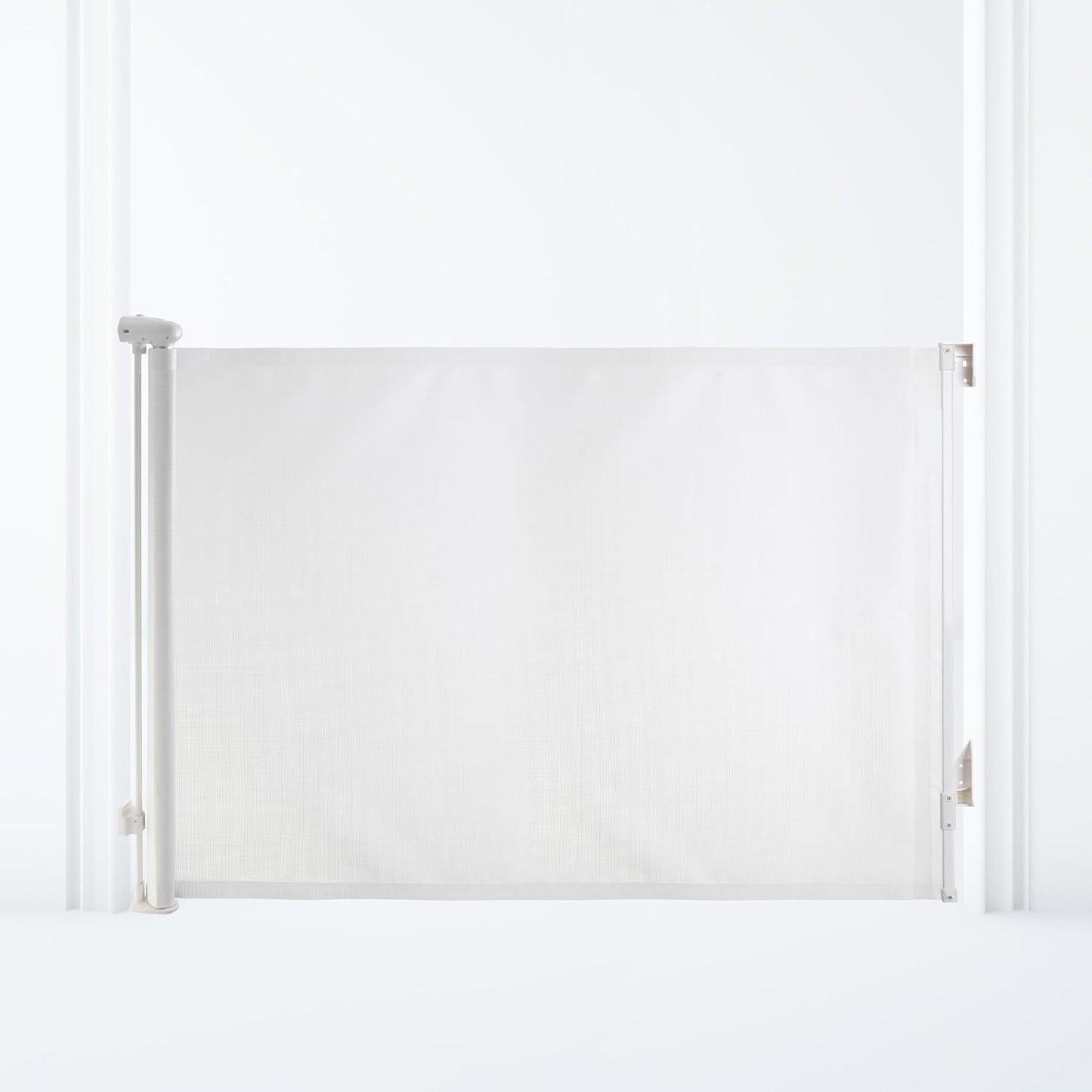 Dreambaby Glide N Hide 35'' Extra Tall, 55'' Wide Retractable Baby Gate - Ideal for Stairs, Doorways & Halls, Durable Mesh, EZY-Check Indicator, Dog & Pet Gate