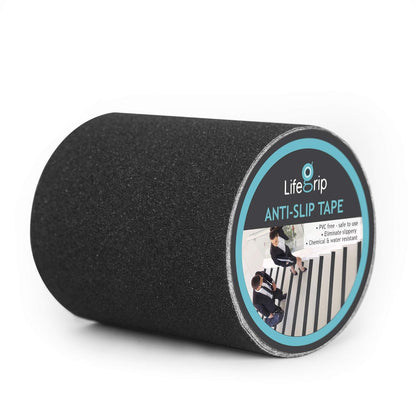LifeGrip Anti Slip Transparent Anti Slip Tape, 4 inch by 30 feet, Non-Slip Traction Grip Tape to Tubs, Boats, Stairs, Clear, Soft, Comfortable for Bare feet (4" X 30')