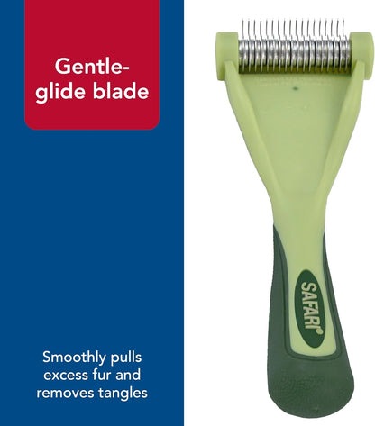 Coastal Pet Safari Shed Magic Deshedding Tool for Dogs with Medium to Long Hair - Deshedding & Detangling Dog Brush - Medium