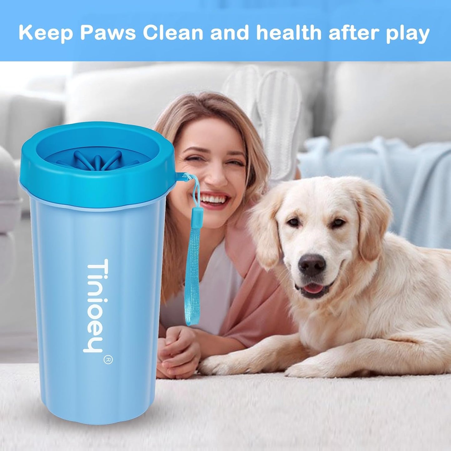 Dog Paw Cleaner for Small Dogs, Dog Paw Washer, Muddy Paw Cleaner, Pet Foot Cleaner, Dog Paw Protector Kit