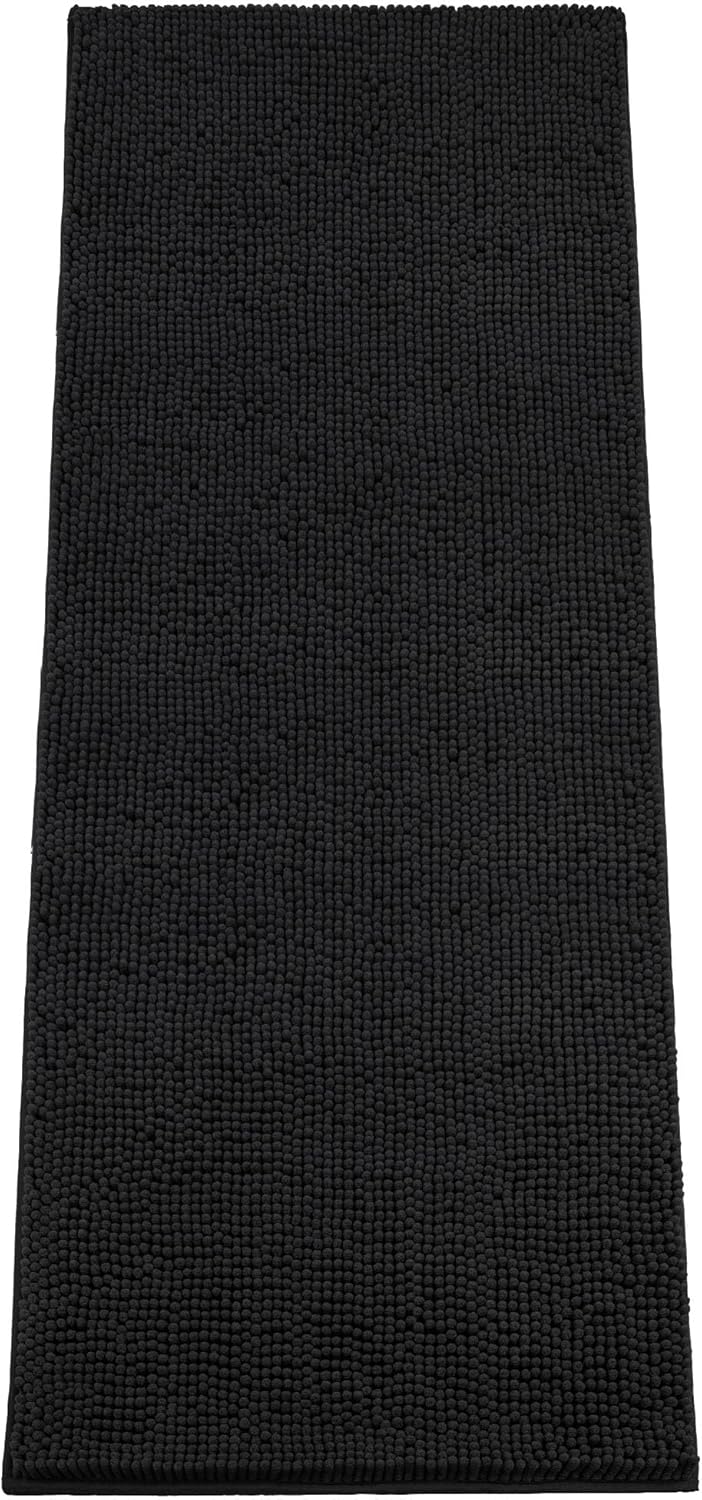 Absorbent Dog Door Mat for Muddy Paws, 60" x 24" Chenille Indoor Mats for Entryway, Trap Dirt Front Door Mat Indoor Entrance Washable Non Slip Soft