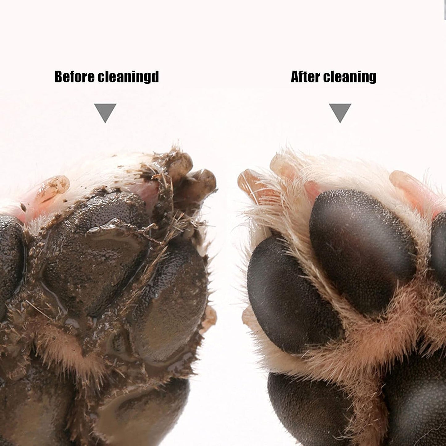 Pet Dog Paw Cleaner Cup, Pet Foot Cleaner Paw Cleaner Cup Easy to Use, Portable Dirt Removal Cleaning Dog Foot Washer Accessory for Dog Cat (Blue)
