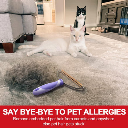 Pet Hair Remover, Dog Cat Hair Remover, Lint Cleaner Pro, Fur Removal Tool, Portable Carpet Scraper, Clothes Fuzz Rollers Hairball Shaver Brush for Carpets, Car Mat, Couch, Pet Bed, Furniture & Rug