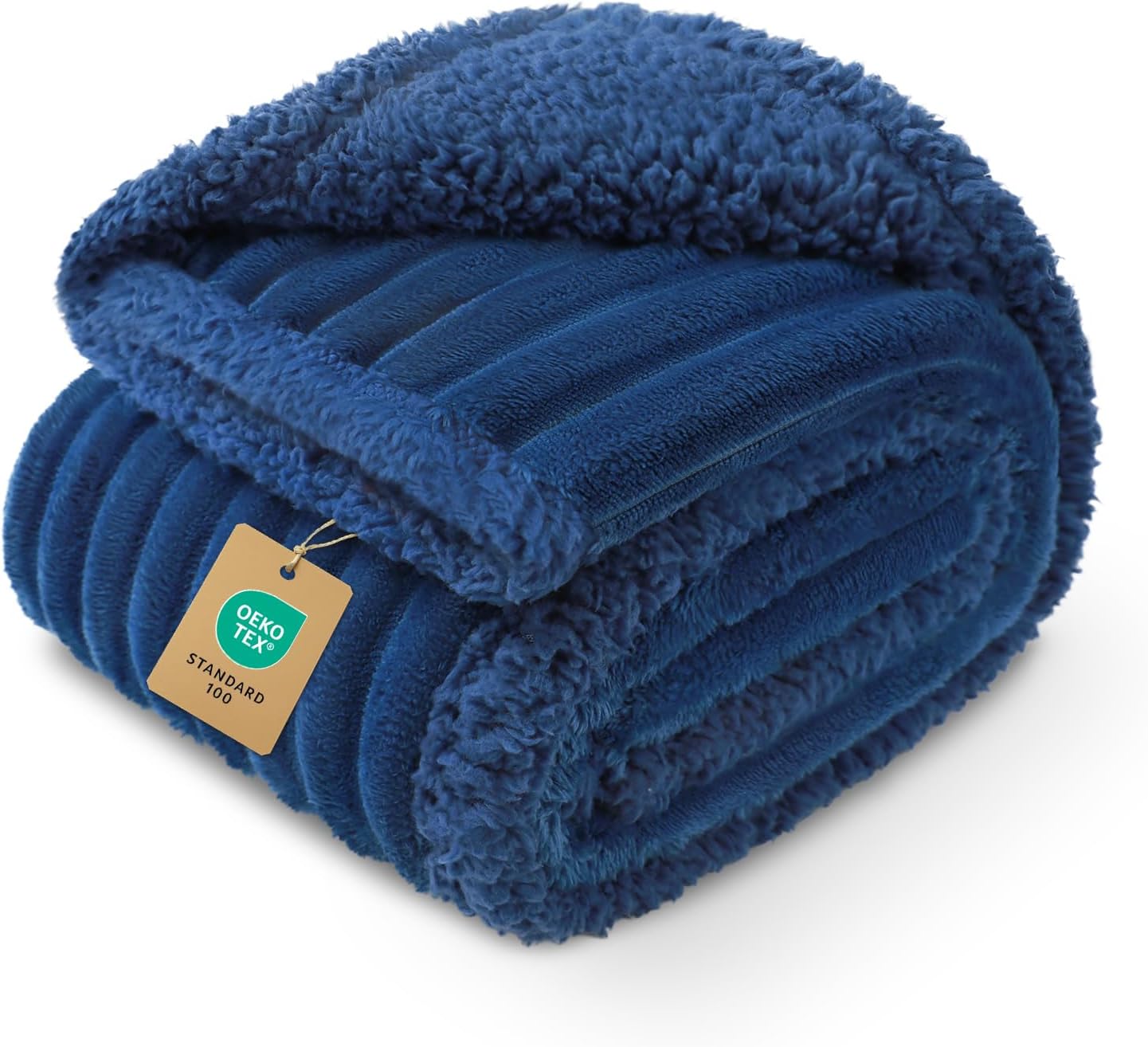 Luciphia Waterproof Dog Blanket for Large Dogs Ultra-Soft Calming Cut Pile Flannel Throw Durable & Warm Furniture Protection for Couch Bed Pet Blanket Machine Washable Stone Gray,L(65''x57'')