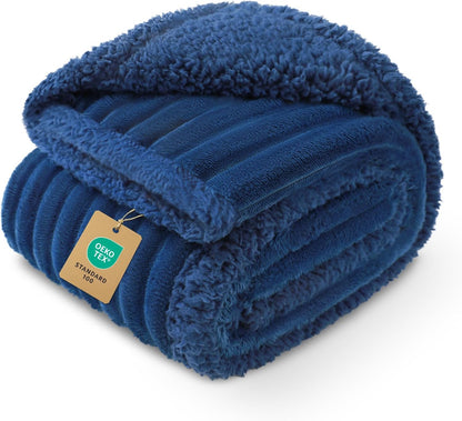 Luciphia Waterproof Dog Blanket for Large Dogs Ultra-Soft Calming Cut Pile Flannel Throw Durable & Warm Furniture Protection for Couch Bed Pet Blanket Machine Washable Stone Gray,L(65''x57'')