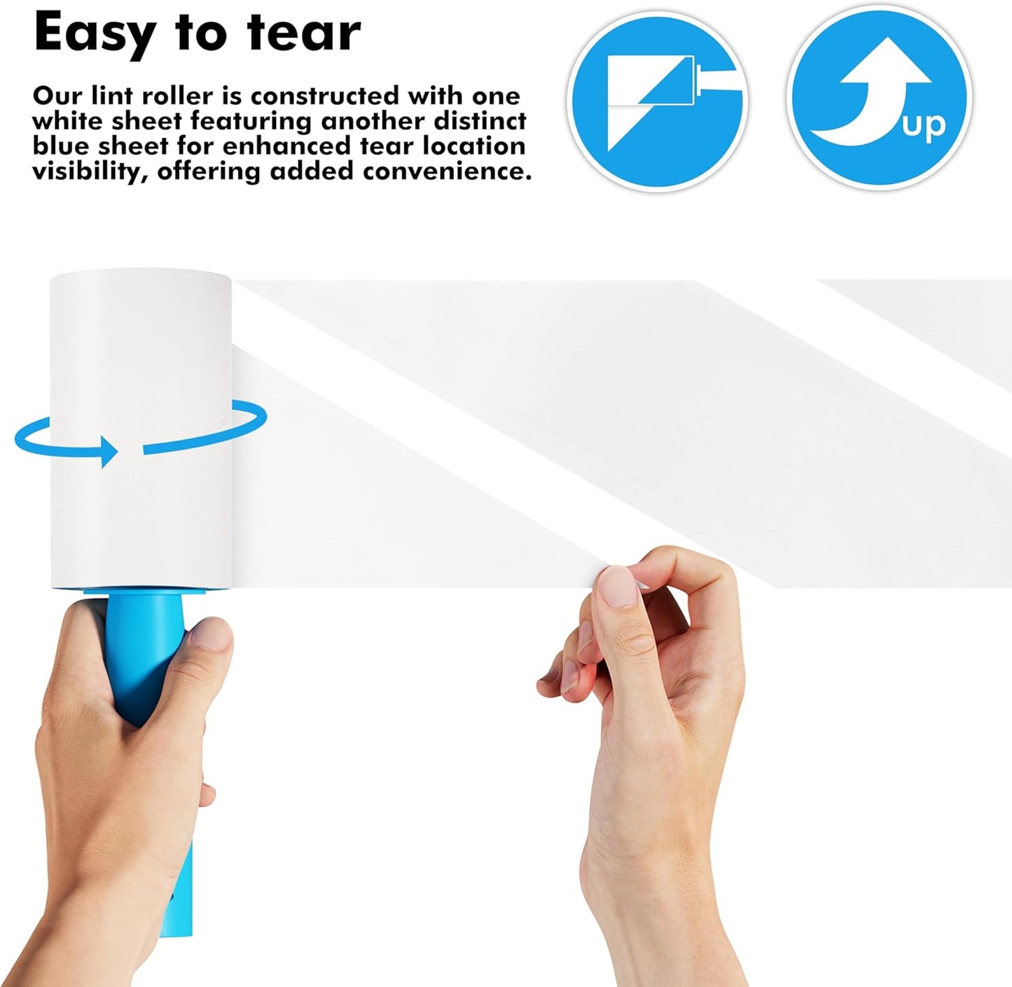 Lint Rollers for Pet Hair Extra Sticky, 800 Sheets Mega Value Set Lint Rollers for Pet Hair Removal, Dog and Cat Lint Remover for Clothes, Furniture, Carpet