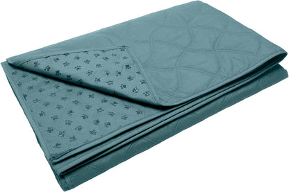 FurHaven Waterproof Blanket & Furniture Protector Cover with Non-Slip Backing, Machine Washable, Jumbo/King, Quilted Twill, Gray