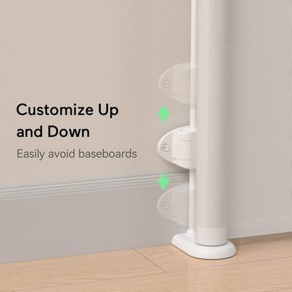 Momcozy Retractable Baby Gate, Mesh Baby Gate or Mesh Dog Gate, 33" Tall,Extends up to 71" Wide, Child Safety Gate for Doorways, Stairs, Hallways, Indoor/Outdoor