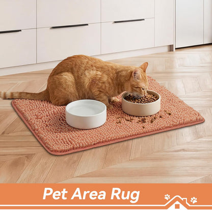 Bcoimo Super Absorbent Dog Door Mat, 30"*20" Anti Slip Mat for Muddy Paws, Pet Rugs for Dirty Paws Washable that Absorbs Moisture and Dirt, for Dog Cage and Pet Resting Carpet