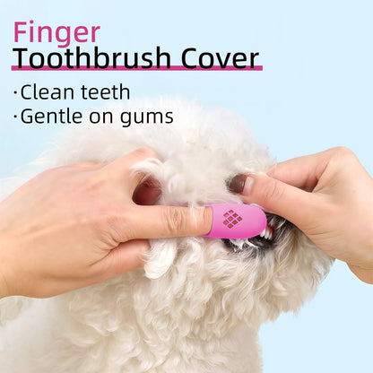 Yellow Pineapple-Shaped Dog Finger Toothbrush Soft TPR Anti-Slip Dog Finger Toothbrush Cover Cat Fingerbrush Tooth Cleaning Tool Pet Dental Care Toothbrush for Dogs and Cats 5.98in/15.2cm
