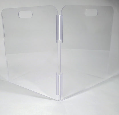 Pet Barrier (3-Panel) | Free-Standing Pet Gate | Foldable | Protect Your Indoor Living Spaces, Decorations, and Important Items from Pets | Made in The USA