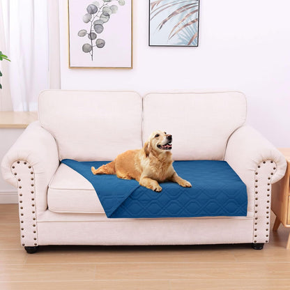 hyha Waterproof Dog Bed Blanket, Soft Pet Blankets, Waterproof Couch Cover for Dogs, Reversible Sofa Covers Washable for Furniture (30x70 Inch, Grey/Dark Grey)