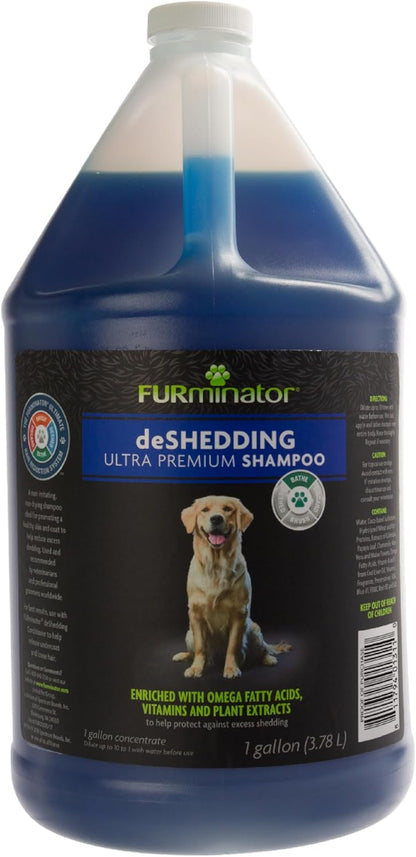 FURminator Ultra Premium deShedding Shampoo for Dogs Helps Reduce Excess Shedding, 16 oz