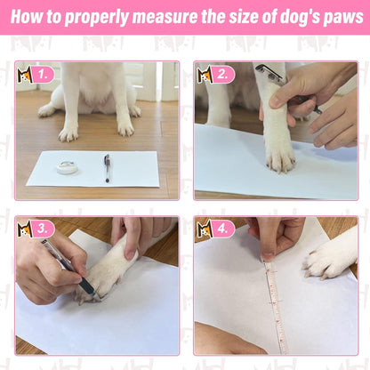BEAUTYZOO Anti-Slip Dog Socks,Dog Shoes for Hot/Cold Pavement,Paw Protectors with Grips 3 Pairs for Puppy Small Medium Large Senior Old Dogs,Dog Socks to Prevent Licking and Hardwood Floor Protection