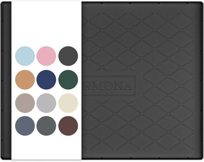 URMONA Under Sink Mat for Kitchen Waterproof, 34" x 22" Silicone Under Sink Mat for Shelf Liner Organizer, Cabinet Sink Protector Under Sink Liner for Bottom Kitchen, Bathroom(Light Grey)