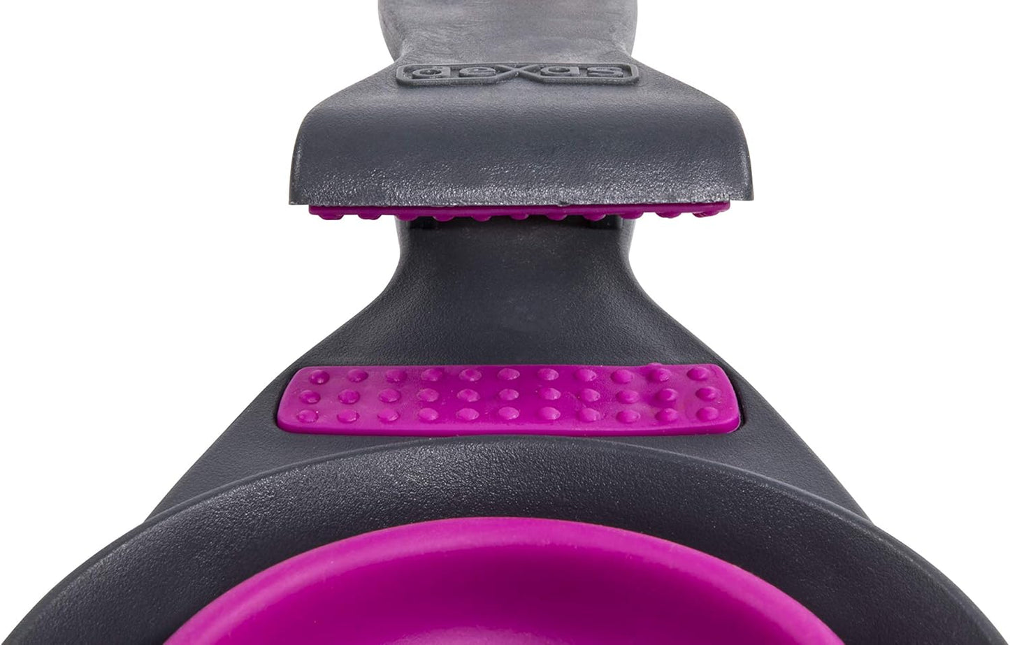 Dexas Pets Collapsible KlipScoop Collapsible Dry Dog Food Scoop and Dog Food Bag Clip, 1 Cup Capacity, Pro Blue