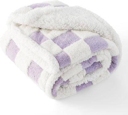 LE SURE Waterproof Dog Blanket for Large Dogs - Washable Double Sided Dog Blankets with Warm Jacquard Shag and Soft Sherpa Fleece, Pet Cat Blanket for Couch Protection, 3D Textured Cloud, Green