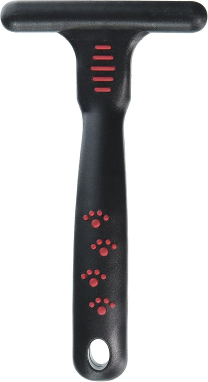 RYAN'S PET SUPPLIES Paw Brothers Magic Spring Undercoat Rake for Dogs, Professional Grade Grooming Tool, Stainless Steel Pins, Removes Tangles and Mats, Comfort Grip, 4.5 in.
