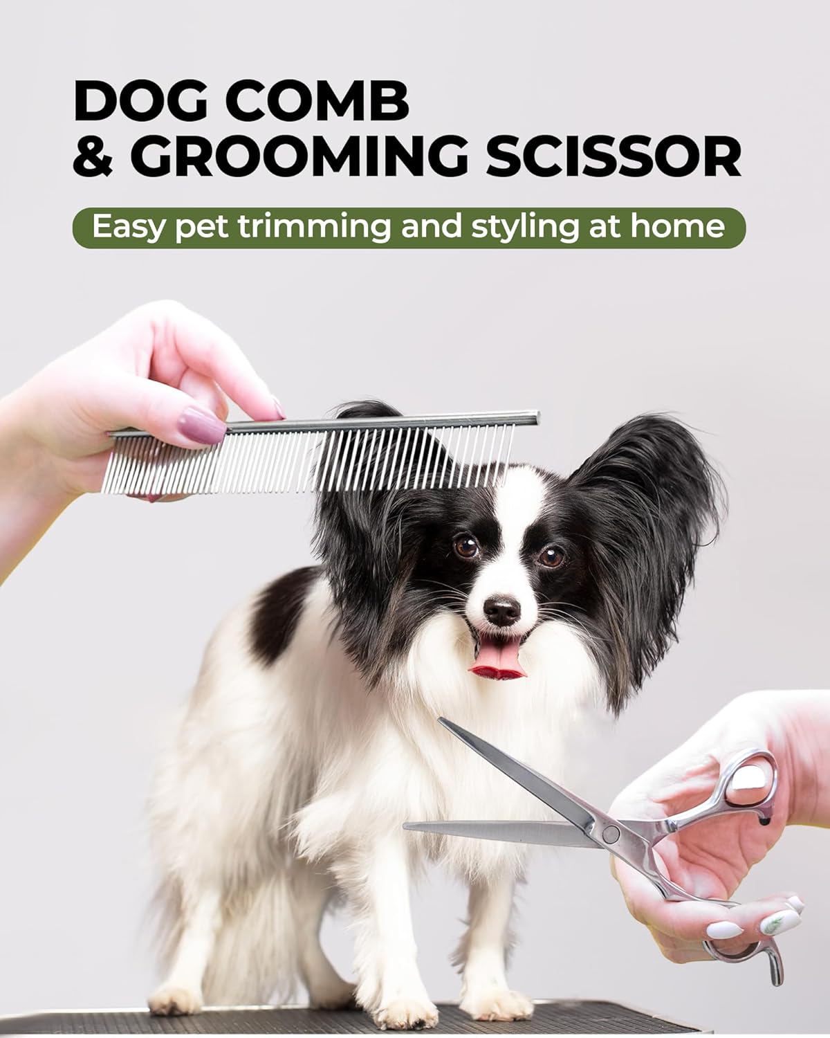 Dog Brush for Shedding,7 PCS Pet Grooming Brush Kit to De-fur & Hair Slicker Deshedding Brushes with Undercoat Rake Comb Bath Brush&Nail Clipper for Grooming Short Long Haired Dogs Cats Blue