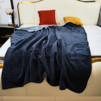 Waterproof Blanket for Bed Couch Sofa, Reversible & Reusable Cat, Dog Blanket Waterproof Washable, Small Water Resistant Blankets, Leakproof (40"x60", Dark Grey/Silver Grey), Ahinahwap