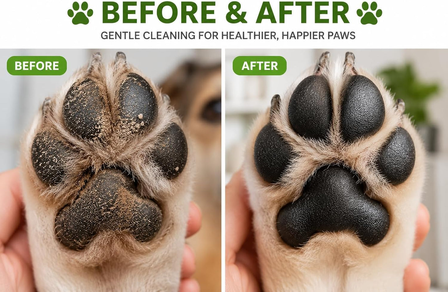 Dog Paw Cleaner Cup for Dogs – Paw Washer for Muddy Paws After Walks – Soft Silicone Scrubber Pet Paw Cleaner with Microfiber Towel – Portable Dog Paw Cleaning Kit for Small & Large Dogs