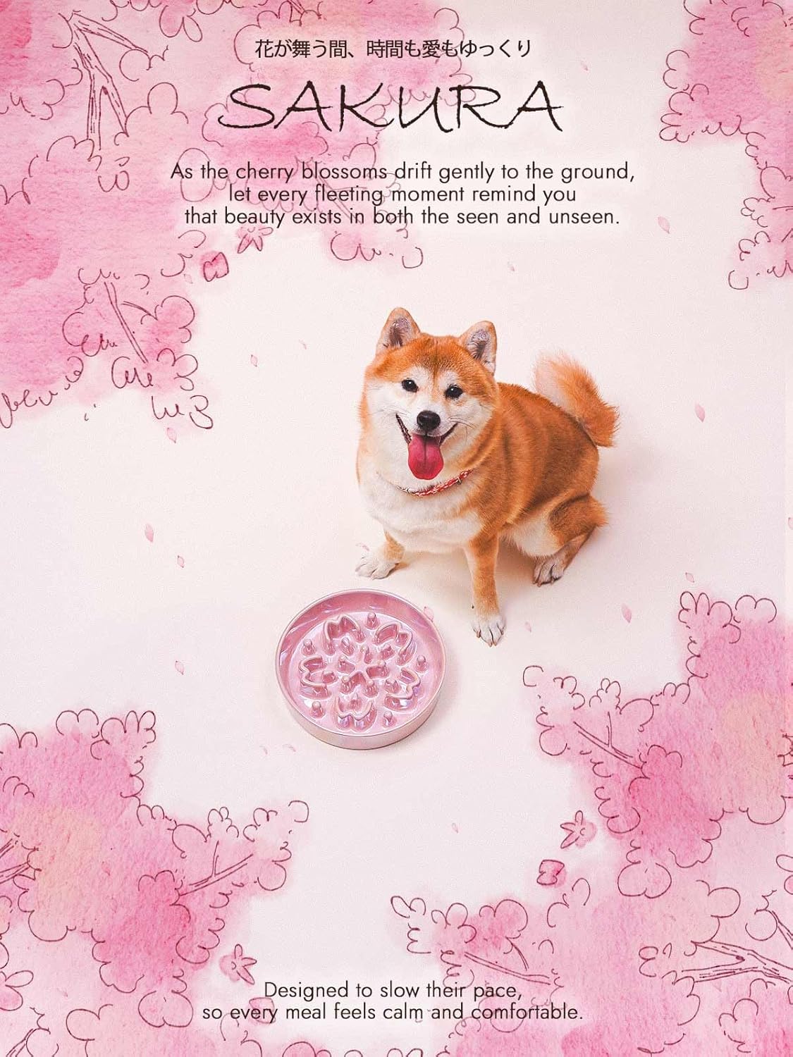 LE TAUCI Dog Bowls Slow Feeder Ceramic, 1.5 Cup Slow Feeding Bowl for Small and Medium Breed, Puzzle Dog Food Bowl for Fast Eater, Maze Purple