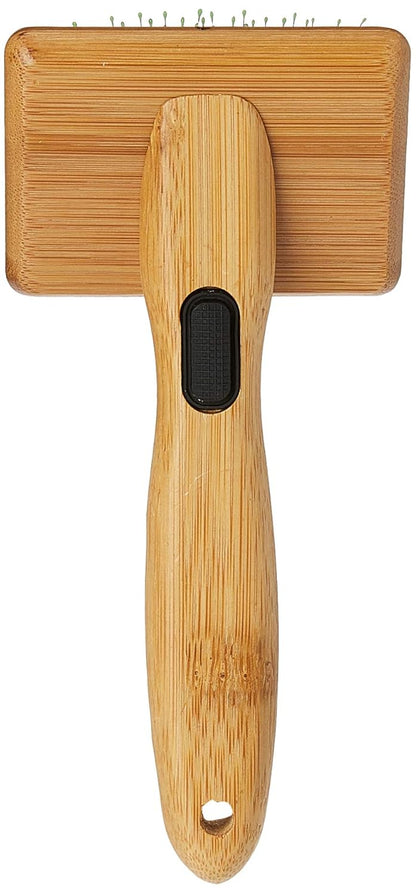 Bamboo Groom Soft Slicker Brush Medium