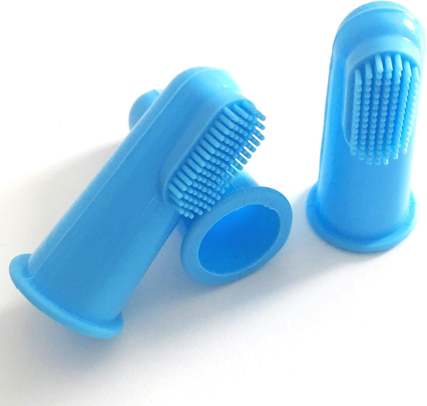 Pet Republique Dog Finger Toothbrush Set of 6 - Dental Hygiene Brushes for Small to Large Dogs, Cats, and Most Pets - Small Size Finger Opening