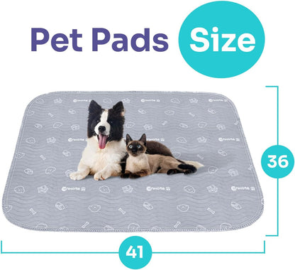 Conkote Reusable Pee Pads for Dogs Extra Large 60" x 48" Puppy Playpen Mat, Washable Pee Pads Heavy Absorbency Waterproof Dog Training Pads Non-Slip for Housebreaking, Whelping, Potty, Crate