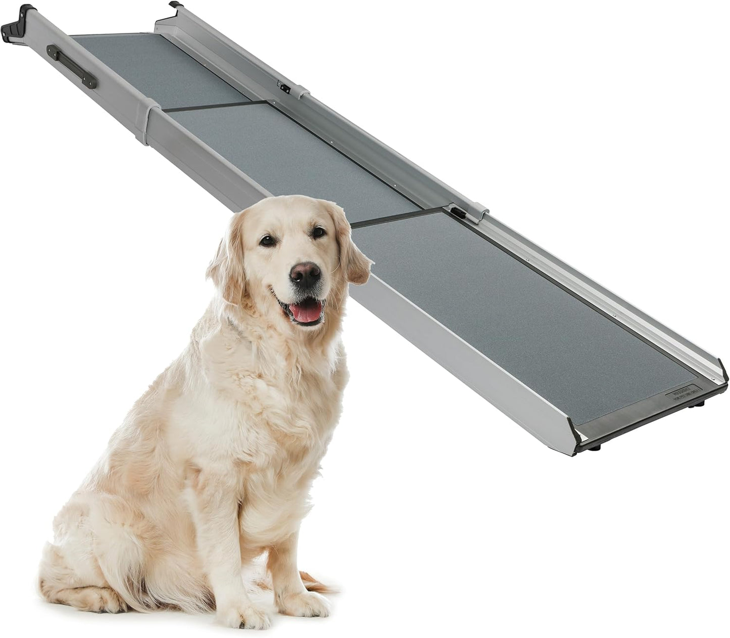 PetSafe Happy Ride Telescoping Dog Ramp, Portable Pet Ramp for Cars, Trucks & SUVs with Adjustable Sizing