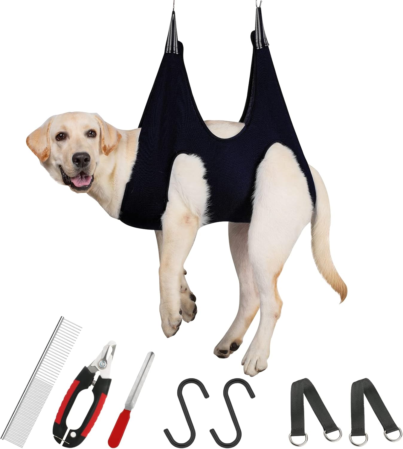 Guzekier Dog Grooming Hammock Harness for Dogs, Dog Nail Clipper