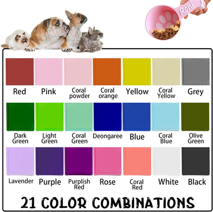 ubjva Personalized Dog Food Scoop Custom Dog Food Measuring Cup with Name Pet Accessories Gifts for Pet Lover