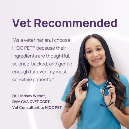 HICC PET Toothbrush for Cats & Small Dogs, Vet-Recommended Ergonomic Pet Toothbrush for Easy Teeth Cleaning, Gentle on Gums, Cat & Dog Dental Care, Improves Oral Hygiene. Toothpaste Not Included