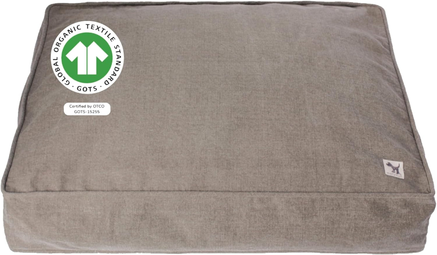 Molly Mutt Medium to Large Dog Bed Cover- Forever Young Print - Measures 27”X36”X5’’ - 100% Cotton - Durable - Breathable - Sustainable - Machine Washable Dog Bed Cover (Dd82b)