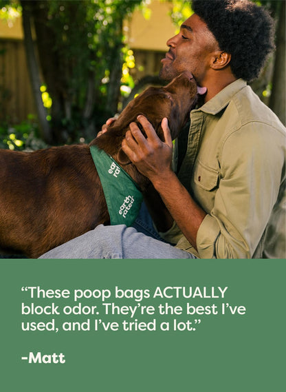 Earth Rated Dog Poop Bags Value Pack, Leak-Proof and Extra-Thick Pet Waste Bag for Big and Small Dogs, Refill Rolls, Unscented, 600 Count