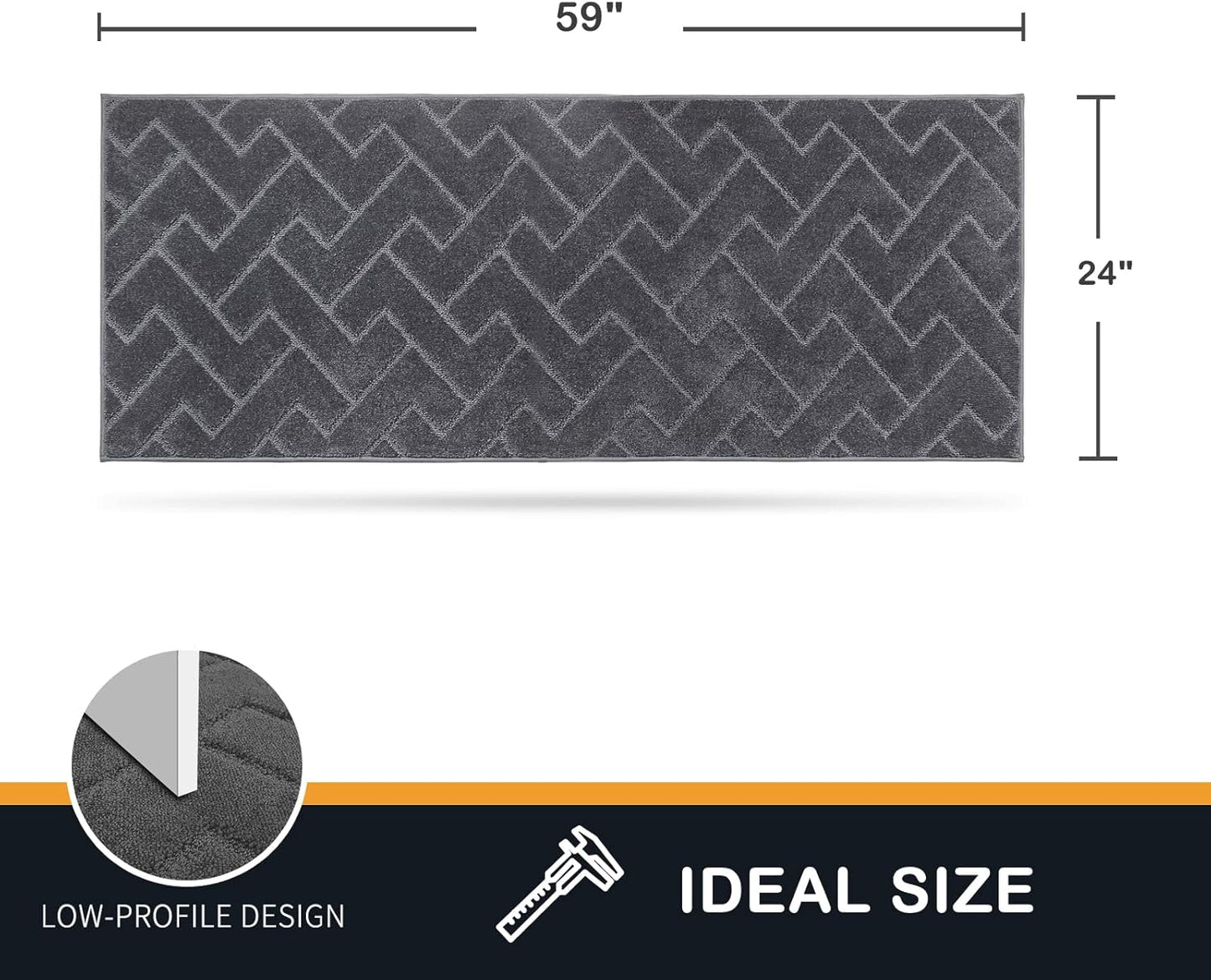 PURRUGS Dirt Trapping Door Mat 20" x 31.5", Non-Slip Machine Washable Entry Rug, Dog Doormat, Indoor Front Door Mat, Super Absorbent Entryway Rug for Muddy Shoes & Paws, Taupe
