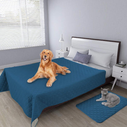 Easy-Going 100% Waterproof Dog Bed Cover, Non-Slip Pet Blanket for Furniture, Washable Couch Cover, Repleasement Sofa Cover (68x82 in,Gray)
