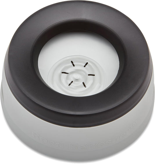 Prestige Pets Road Refresher™️ - Cat and Dog Water Bowl Dispenser - No Spill Water Bowl for Dogs and Cats - Travel Cat Bowl or Dog Bowl - Grey - Large
