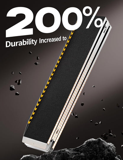 FACHNUO 2 Feet Portable Wheelchair Ramp, Non-Skid Aluminum Handicap Ramps with Handle, Folding Threshold Wheel Chair Ramp for Home Steps, Stairs, Entry, Doorways, Applicable Height 2-6 inches