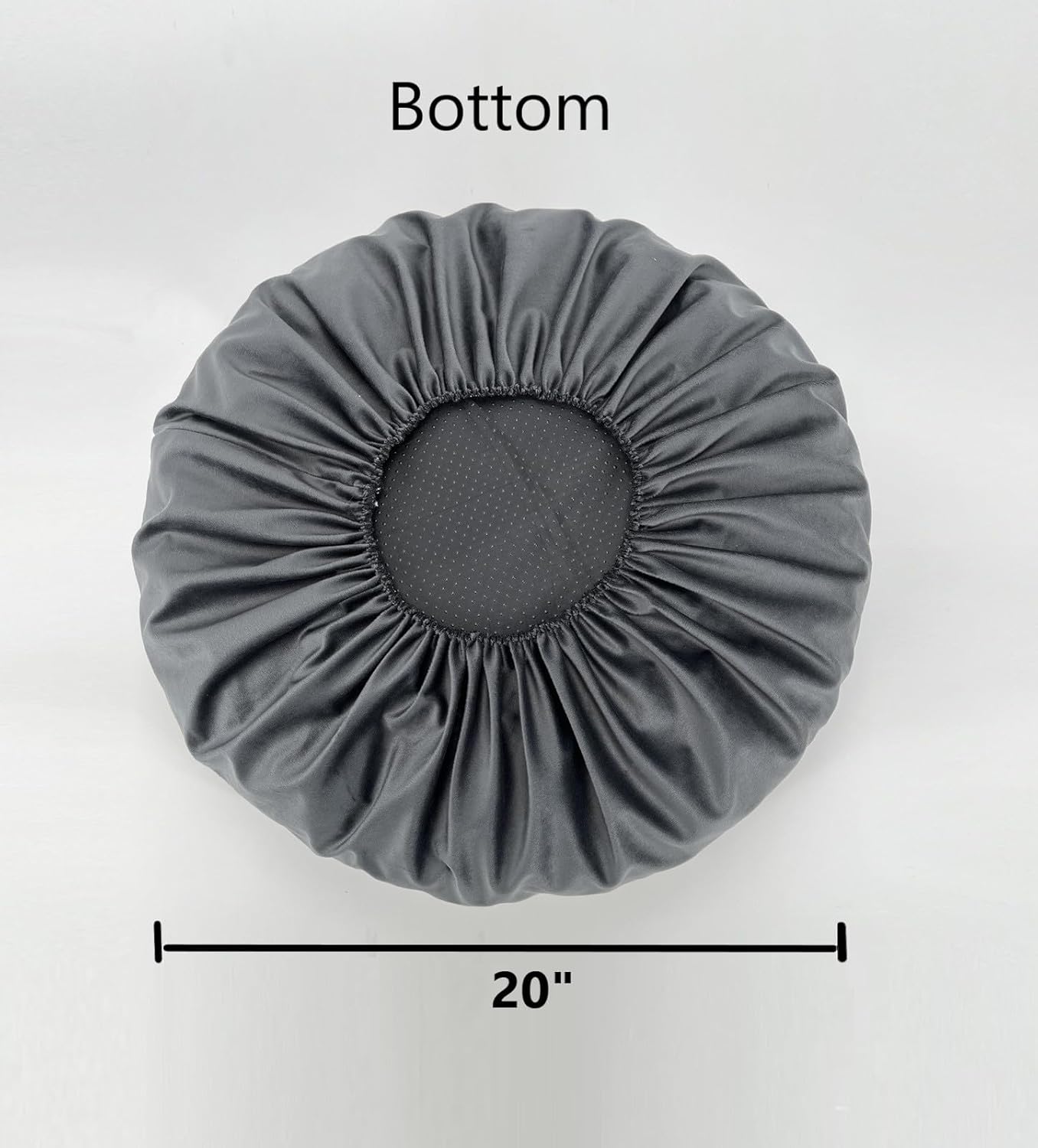 Waterproof Dog Bed Cover Replacement Round 42 Inch Grey
