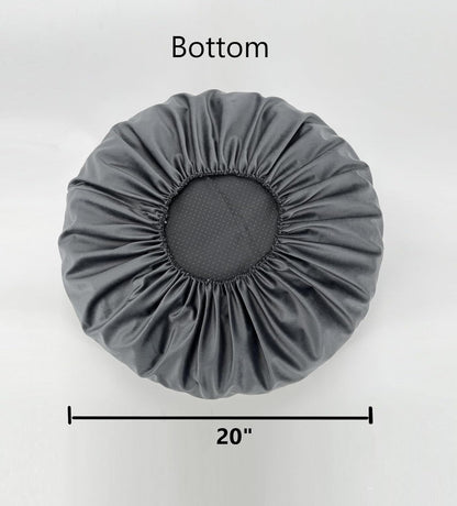 Waterproof Dog Bed Cover Replacement Round 42 Inch Grey