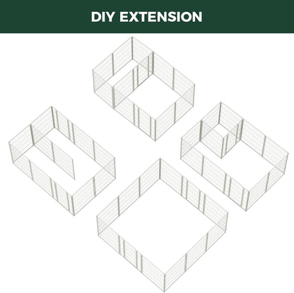 FXW Homeplus Unleashed Indoor Dog Playpen - Stress-Free and Safe Play, Heavy Duty 24 Inch 6 Panels Dog Pen for Puppy and Small Dogs, Black│Patented
