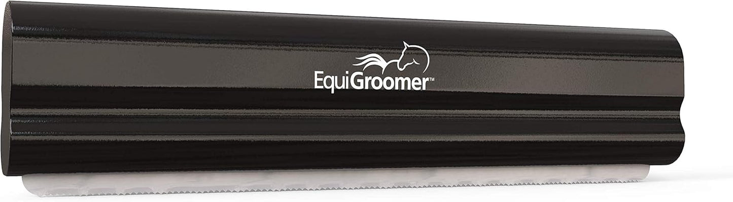 EquiGroomer 8-Inch Deshedding Brush for Horses and Large Shedding Dogs 50 lbs and Up (Golden Retriever, German Shepherd, Husky), Undercoat Grooming Tool, Removes Loose Hair and Fur, Blue
